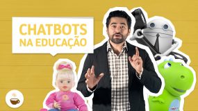 Prof. Wagner Cassimiro dando sua videoaula sobre Chatbots na educação