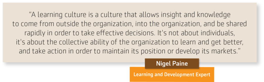 Learning Culture - Nigel Paine - Cultura de aprendizagem - Educação Corporativa