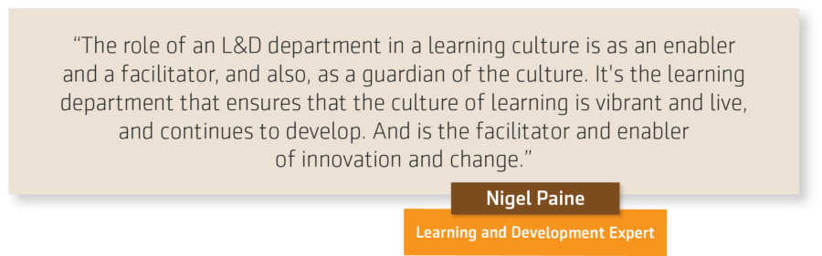 Série Nigel Paine |5 de 6| - Cultura de aprendizagem em ação