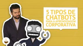 Prof. Wagner Cassimiro da aula sobre os 5 tipos de chatbots para a aprendizagem corporativa